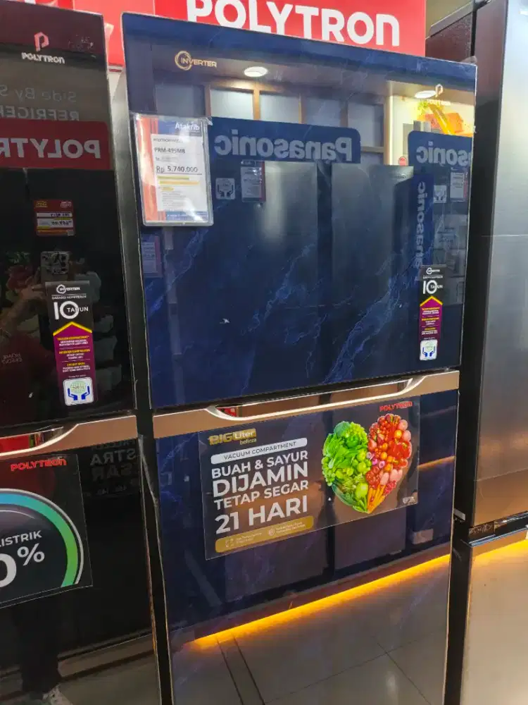 KREDIT KULKAS POLYTRON MEWAH! TANPA DP! BUNGA 0%