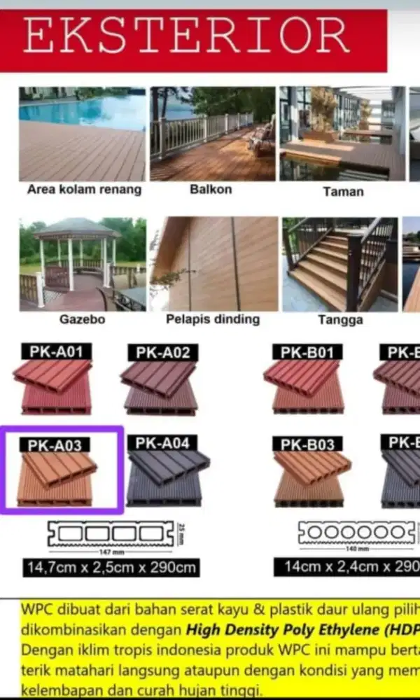 DECKING LANTAI OUTDOOR