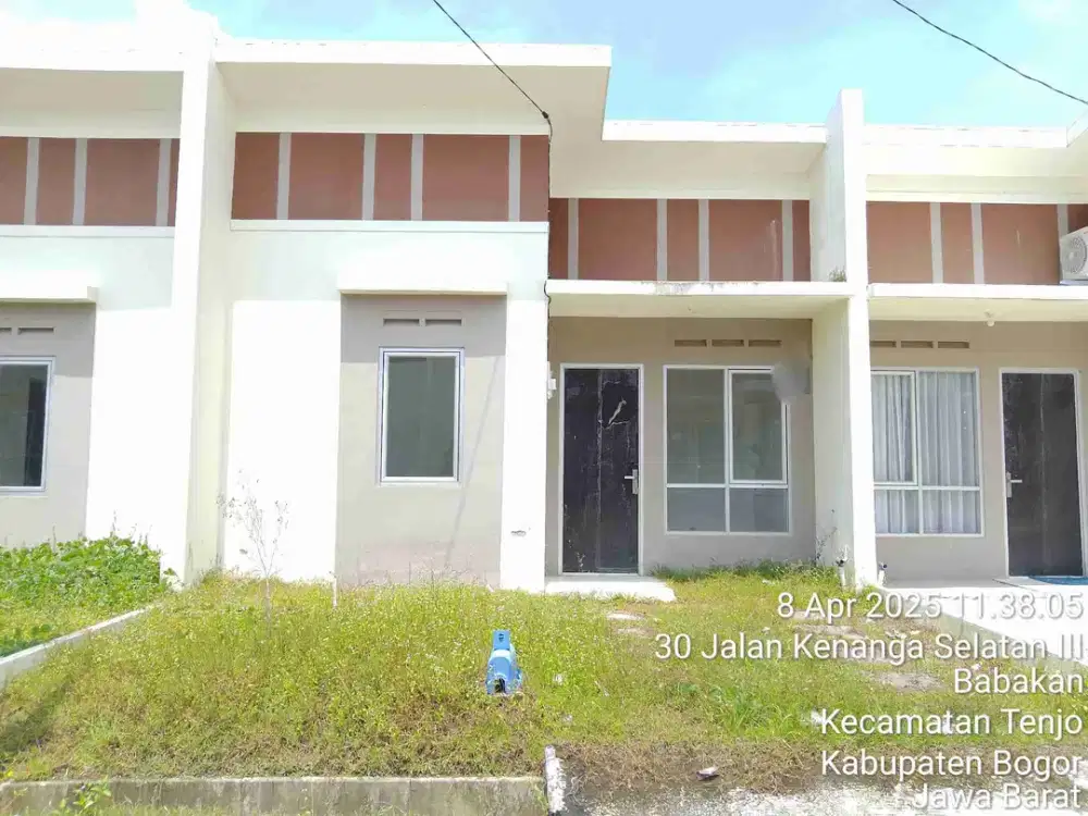 Sewa Rumah Baru 2 Kamar di Kota Podomoro Tenjo Dekat Stasiun & Lingkungan Nyaman