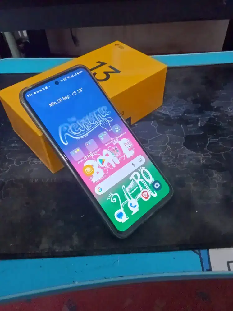 Realme 13 4G 8/128 Biru Mulnomin Segel