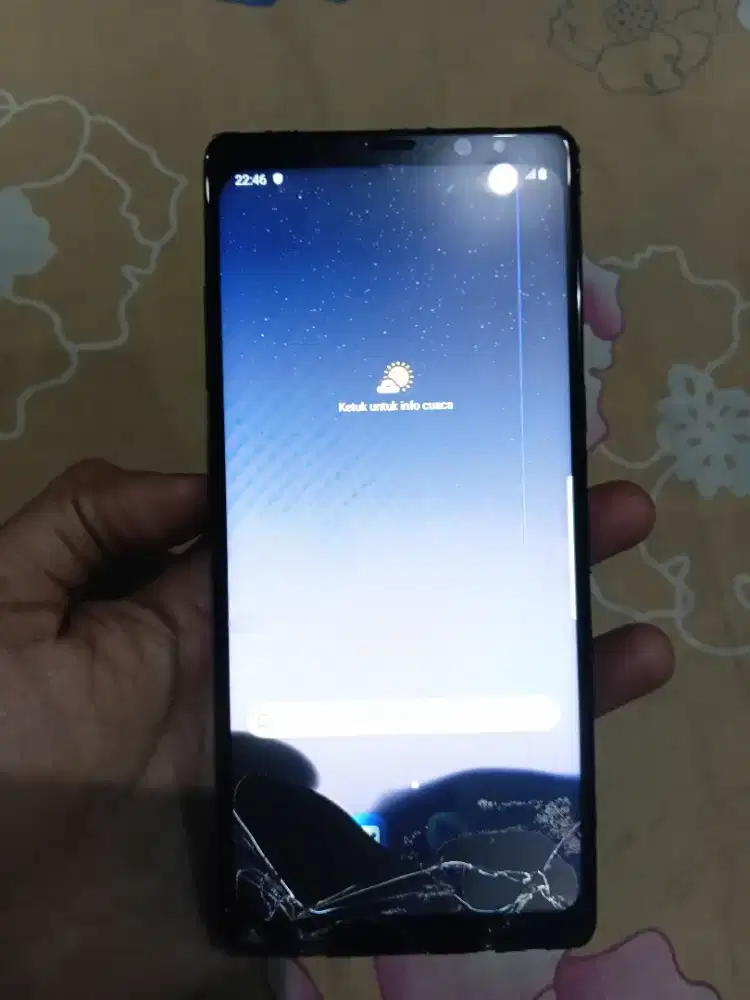 Samsung note 8 lcd kena
