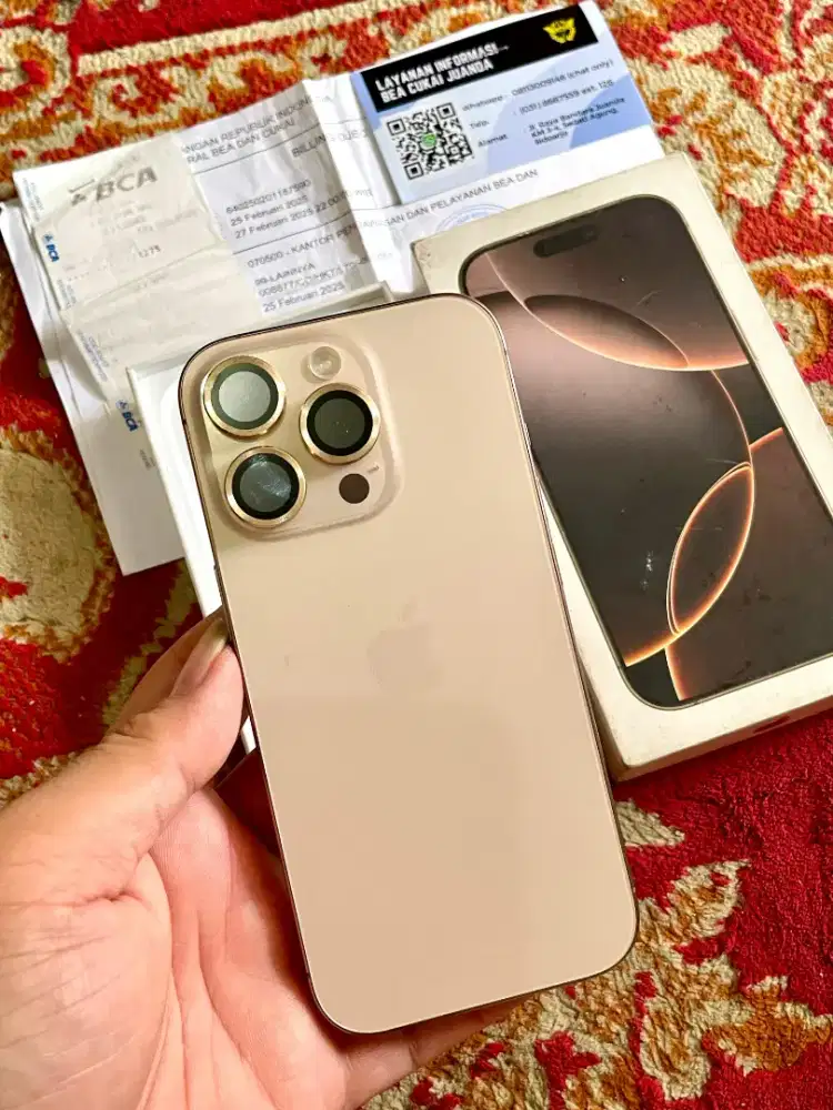 Iphone 16 pro 128gb regist beacukai