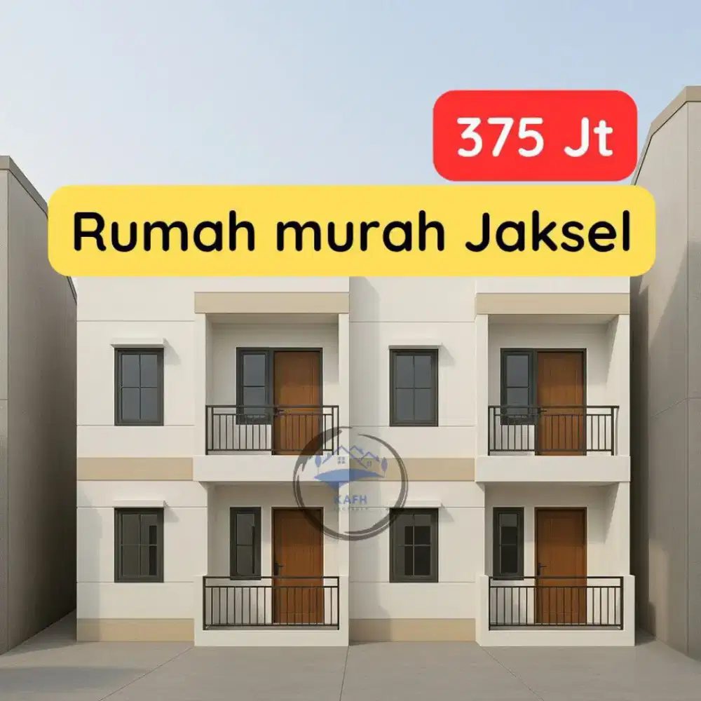 Rumah minimalis harga terjangkau akses motor bebas banjir dijagakarsa