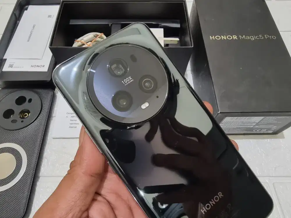 Honor Magic 5 Pro (12/512) Bea Cukai Mulus Fullset Original