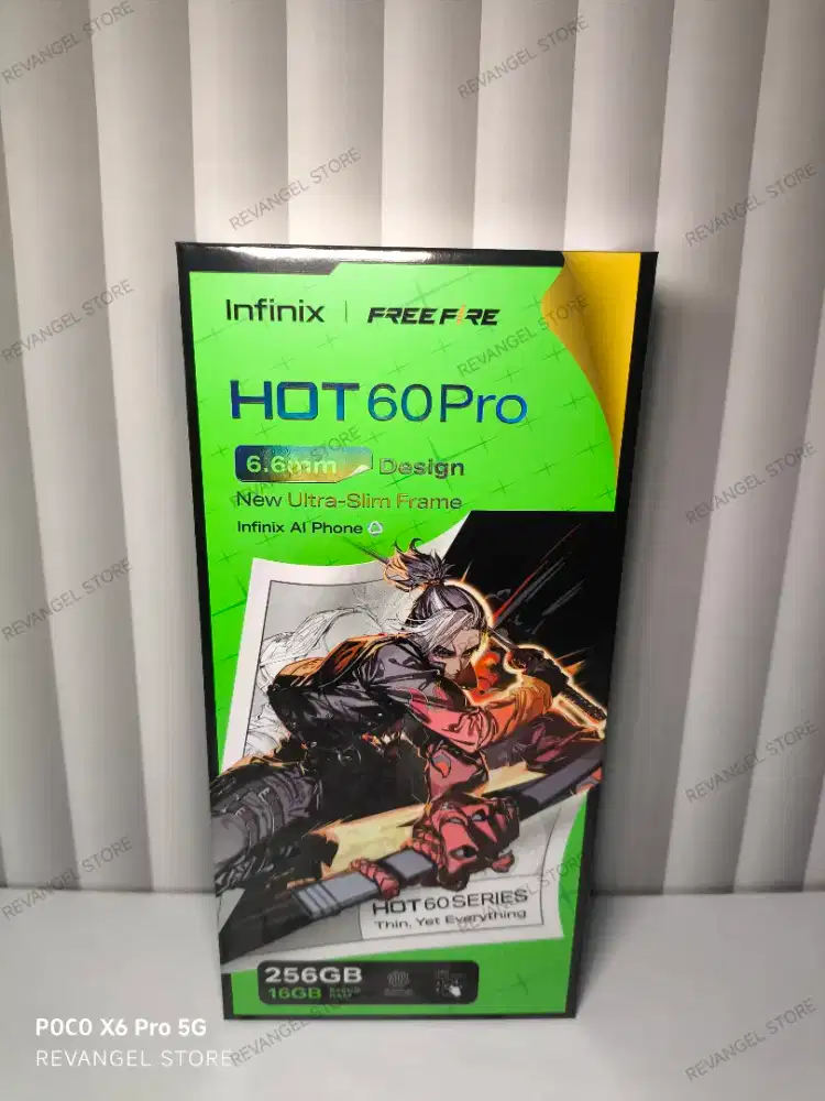 BARU SEGEL! 8GB/256GB INFINIX HOT 60 PRO GARANSI RESMI