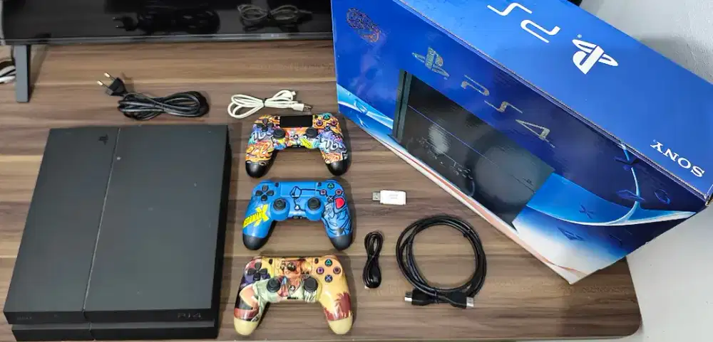 PS4 500gb seri 12 FW 9.00 + 3 Stick (Full Game)