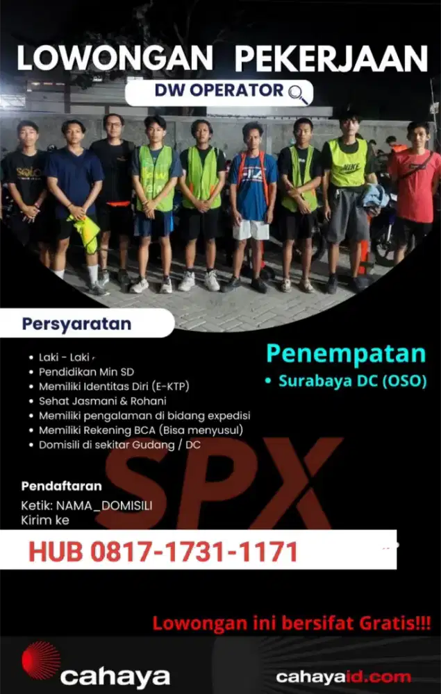 LOWONGAN SORTIR DAN BONGKAR MUAT OSOWILANGUN