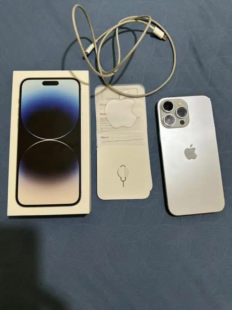 Resmi iPhone 14 Pro Max 128 Gb Silver Mulus