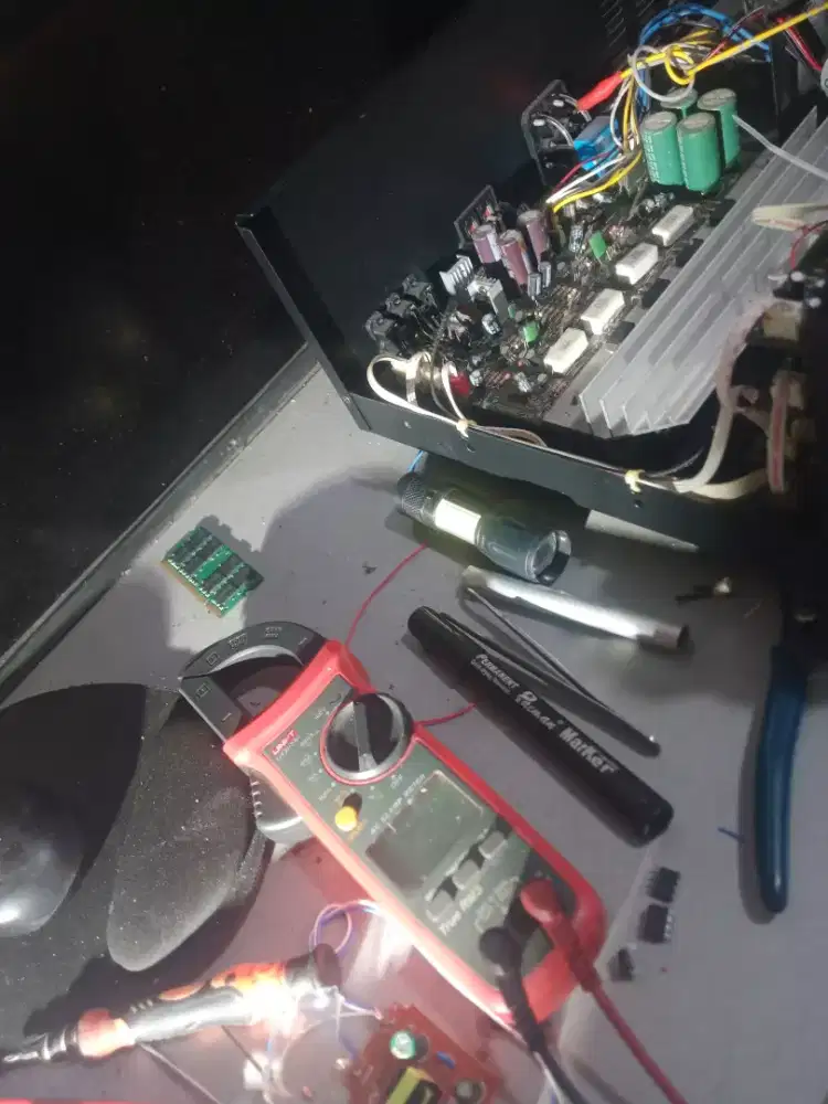 Service Elektronik, kulkas,tv, mesin cuci, power amplifier dll