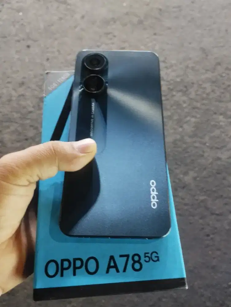 Jual oppo A78 5G ram8+8/128 fullset