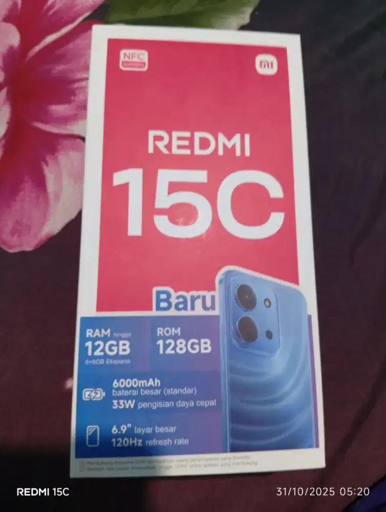 Jual cepat xiomi 15c mulus lengkap