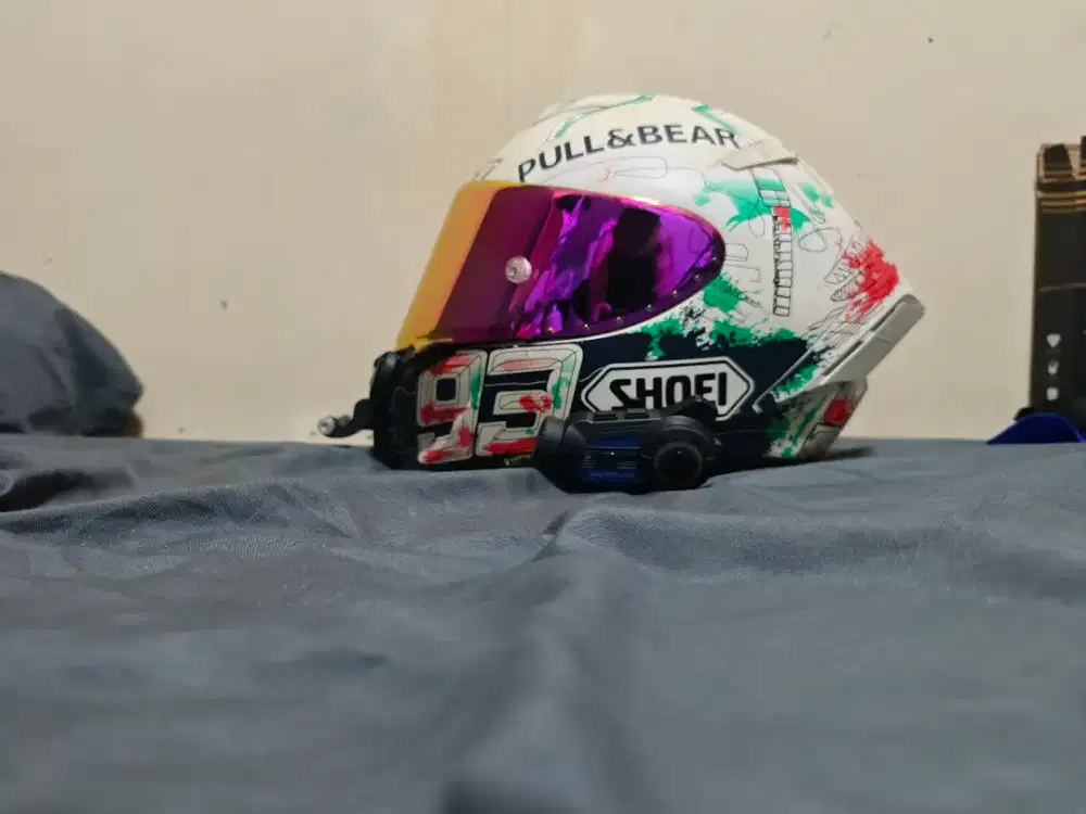 Dijual Shoei X14 Catalunya 2019 1:1 PAKET GANTENG MOTOVLOGER, MURAH