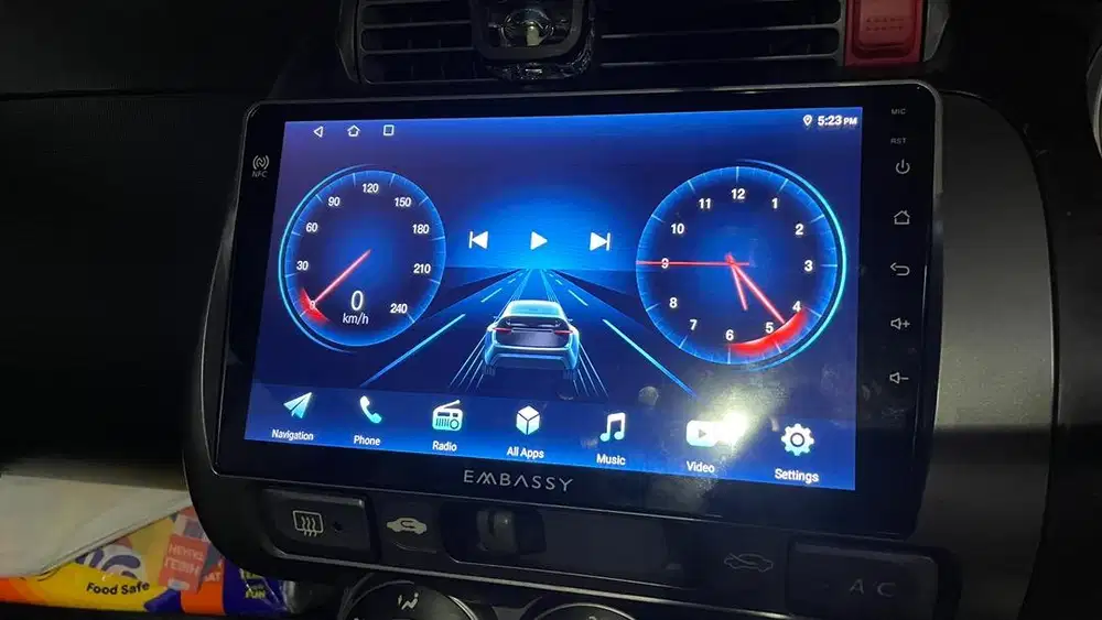 HU Embbasy Ultimate 9inch NFC Istimewa Baru 3Hari Salah Beli