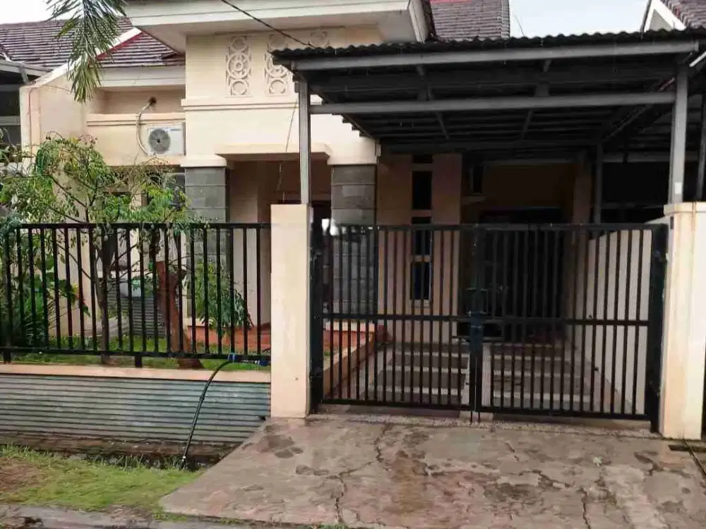 disewakan rumah cluster aralia harapan indah bekasi