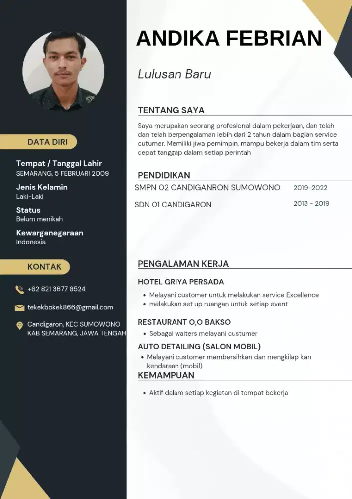 Mencari lowongan pekerjaan