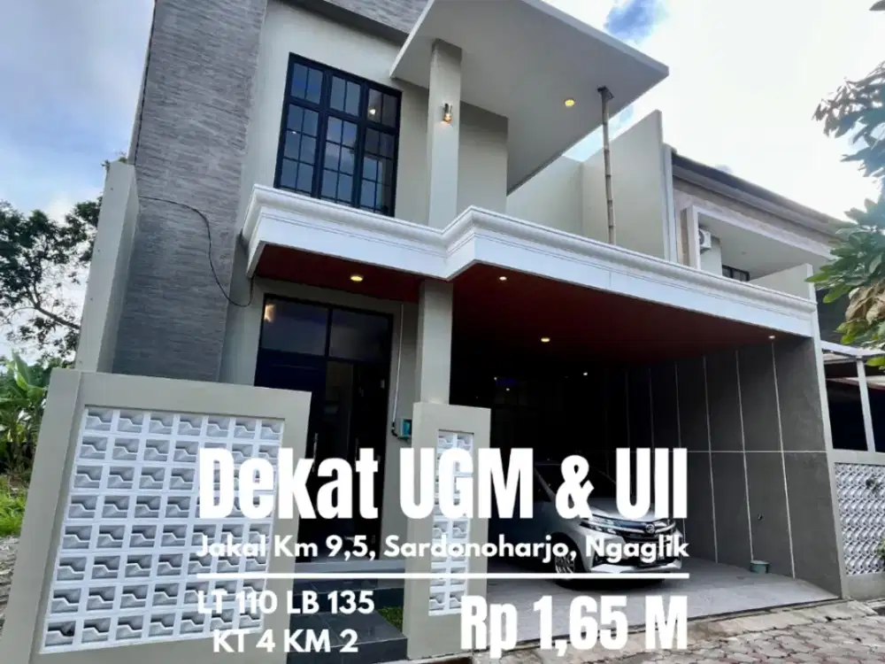 Rumah baru Perumahan dekat Pasar Gentan Jakal km 9,5