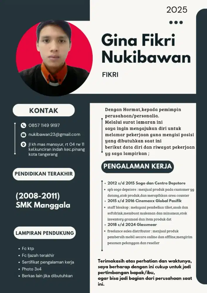 SEDANG MENCARI PEKERJAAN