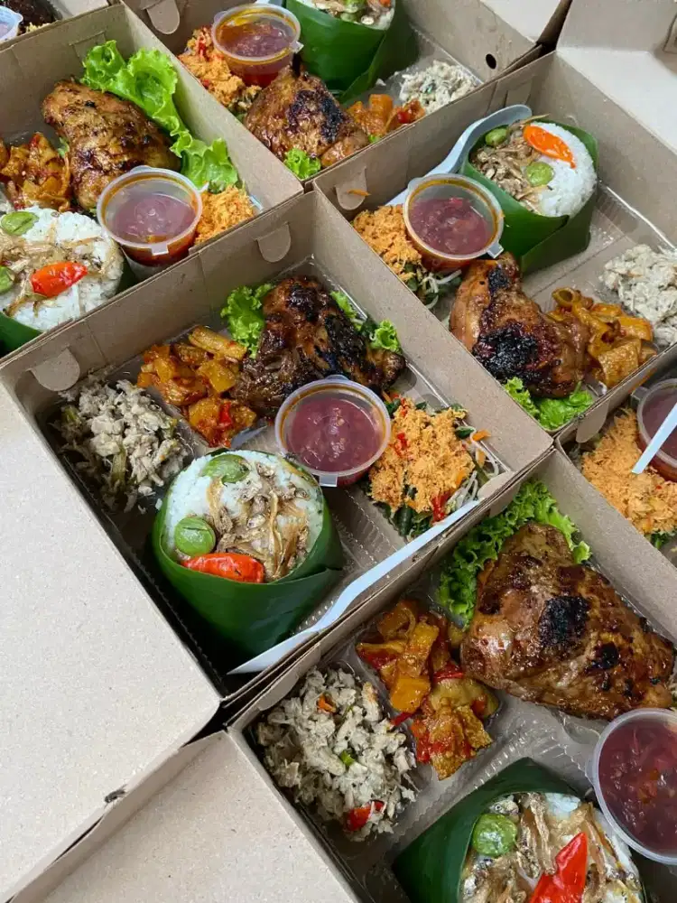 Paket nasi box nasi kotak 20000