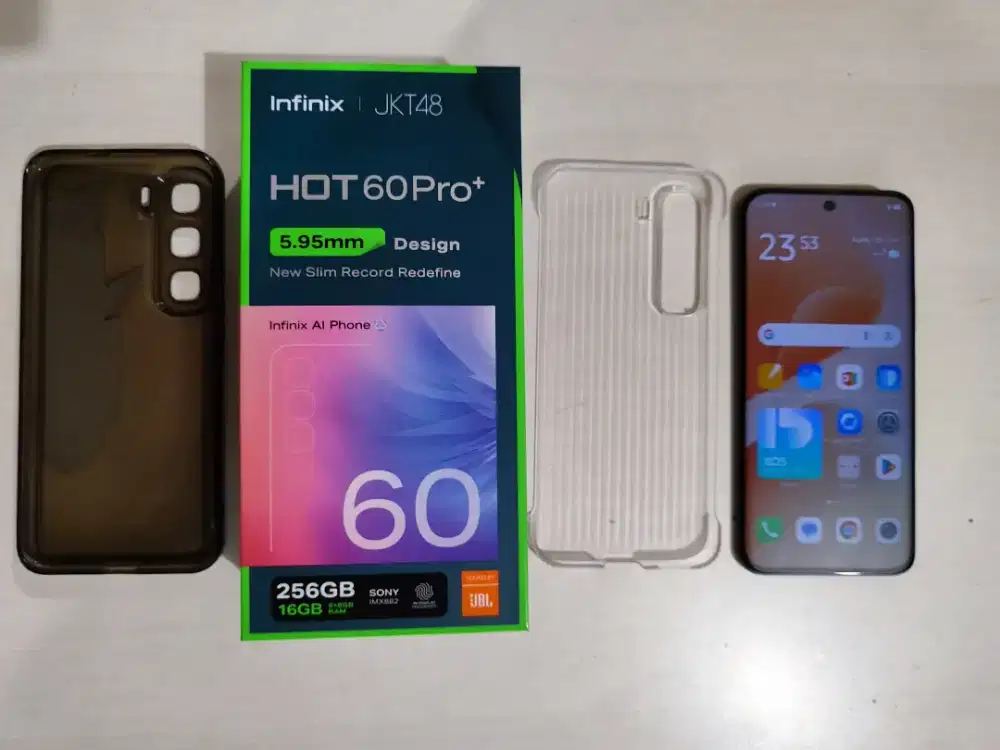 Infinix Hot 60 Pro Plus 8/256 Fullset Mulus