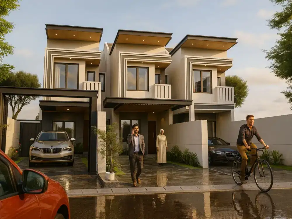 Rumah Desain Minimalis Modern Dekat Pondok Hijau Gegerkalong Setiabudi Lembang