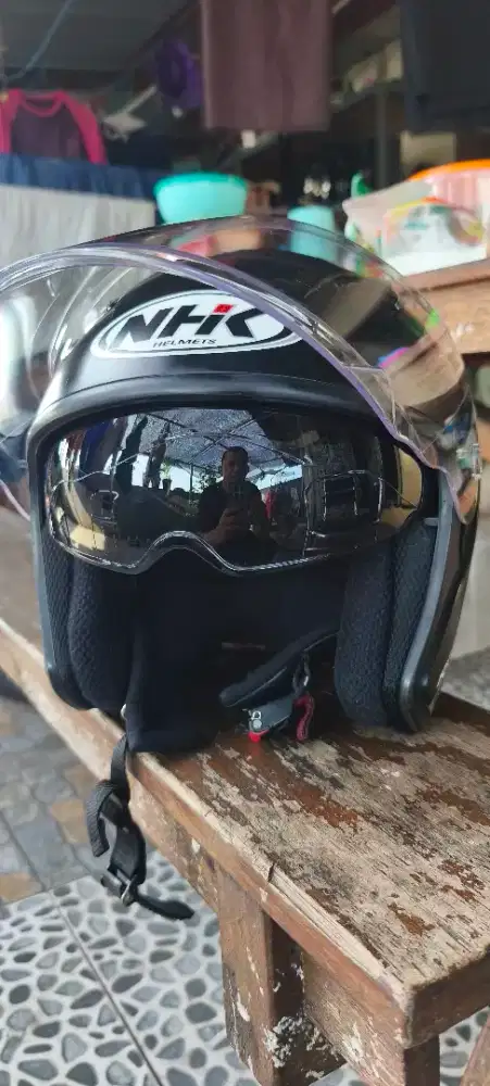 NHK R1 max double visor