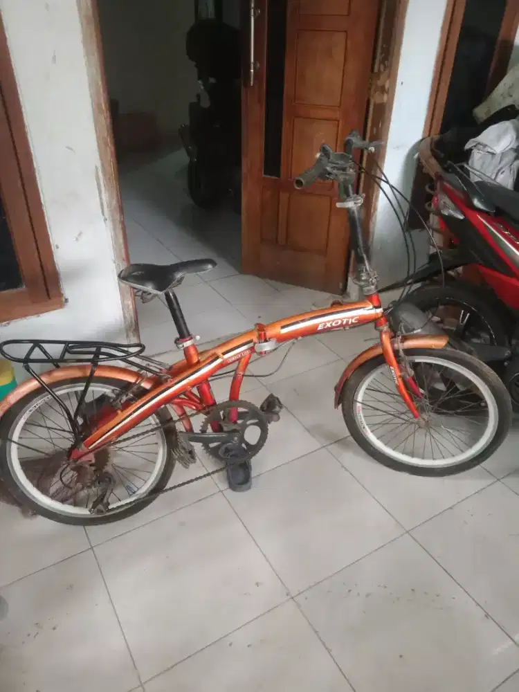 Sepeda lipat exotic U20 murah normal bisa pake
