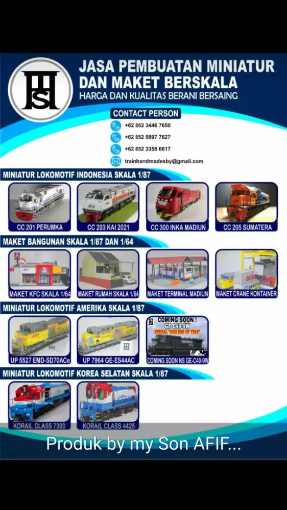 JASA MINIATUR DAN MAKET DGN HARGA DAN KUALITAS BERANI BERSAING