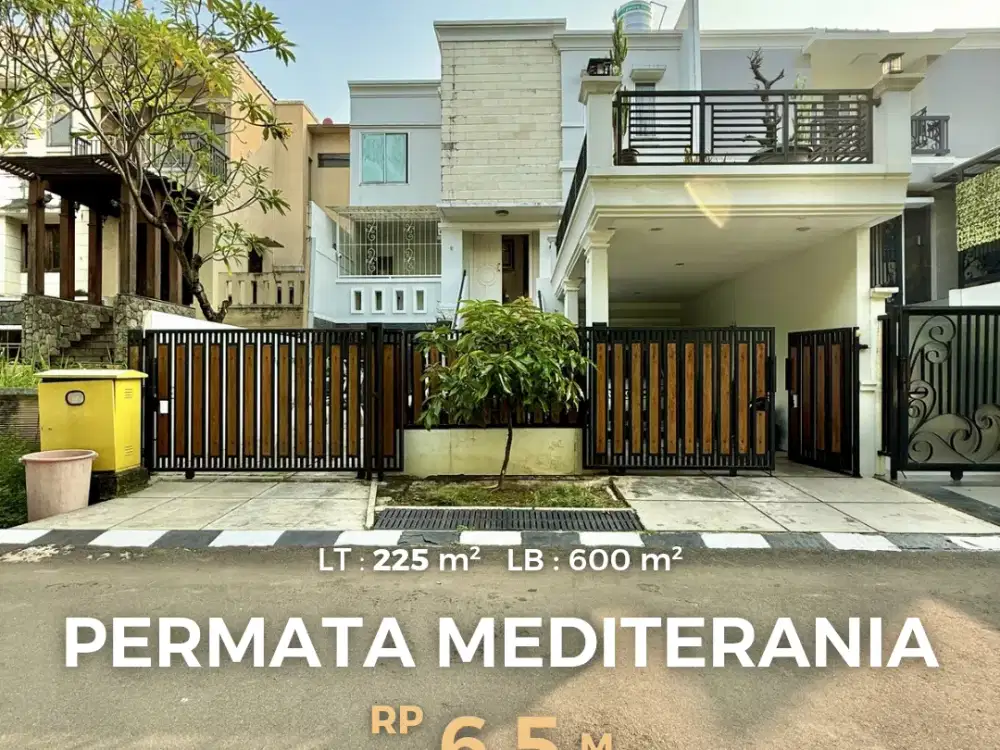 turun harga rumah dalam cluster permata mediterania jakarta selatan