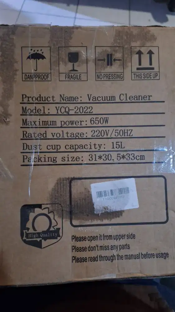 Vacuum Cleaner 15 L