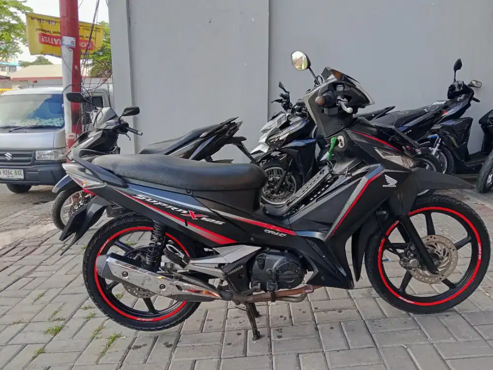 Honda Supra x 2017 double disc