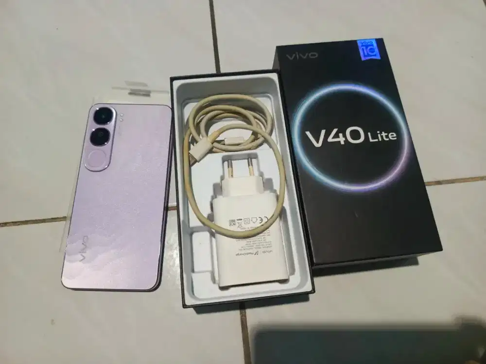 Vivo v40 lite ram 8/128 gb second fullset ori