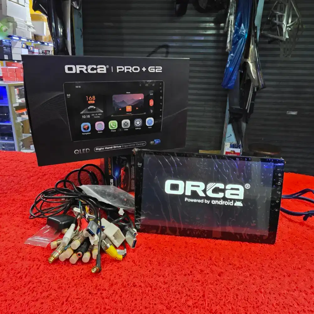 Head Unit Android ORCA QLED PRO+ G2 SERIES ADR-9988 NFC+6GB+256GB 10in