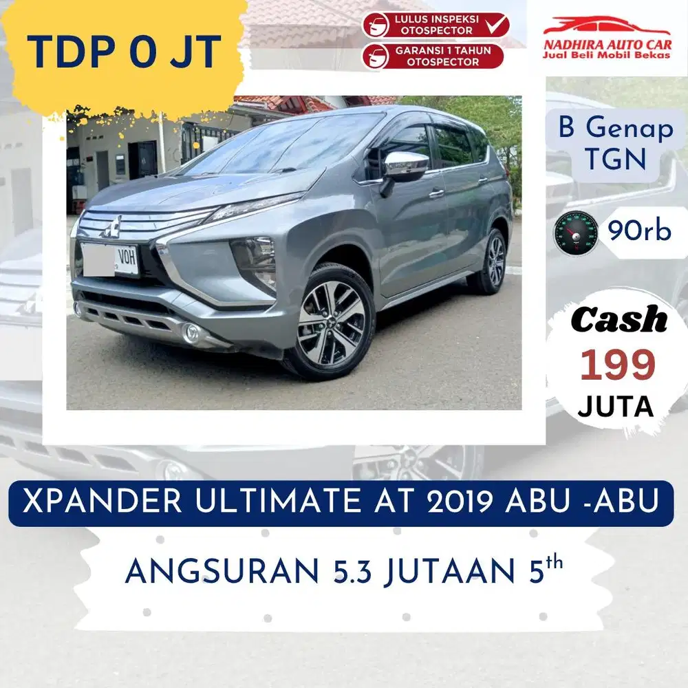 Promo TDP 0 Rupiah Xpander Ultimate AT 2019 Abu