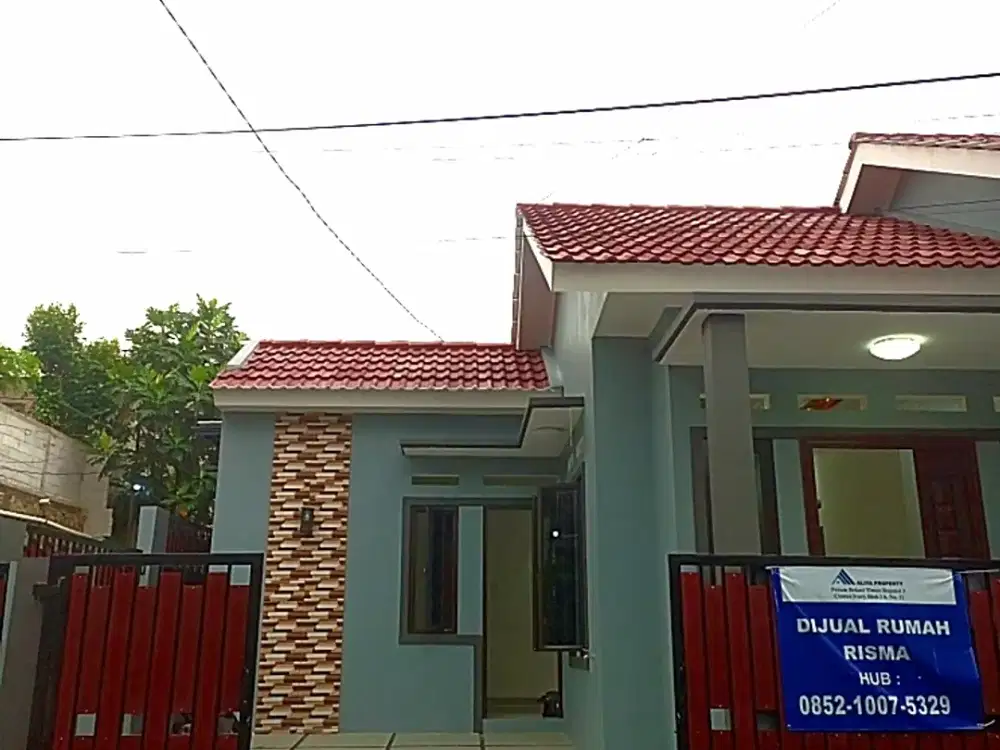 JUAL RUMAH HOOK CANTIK DI CIBINONG BOGOR BEBAS BANJIR AKSES LUAS