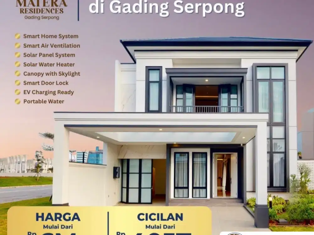 MATERA RESIDENCE TYPE 9x18 Spec Quadra Luxurious Living