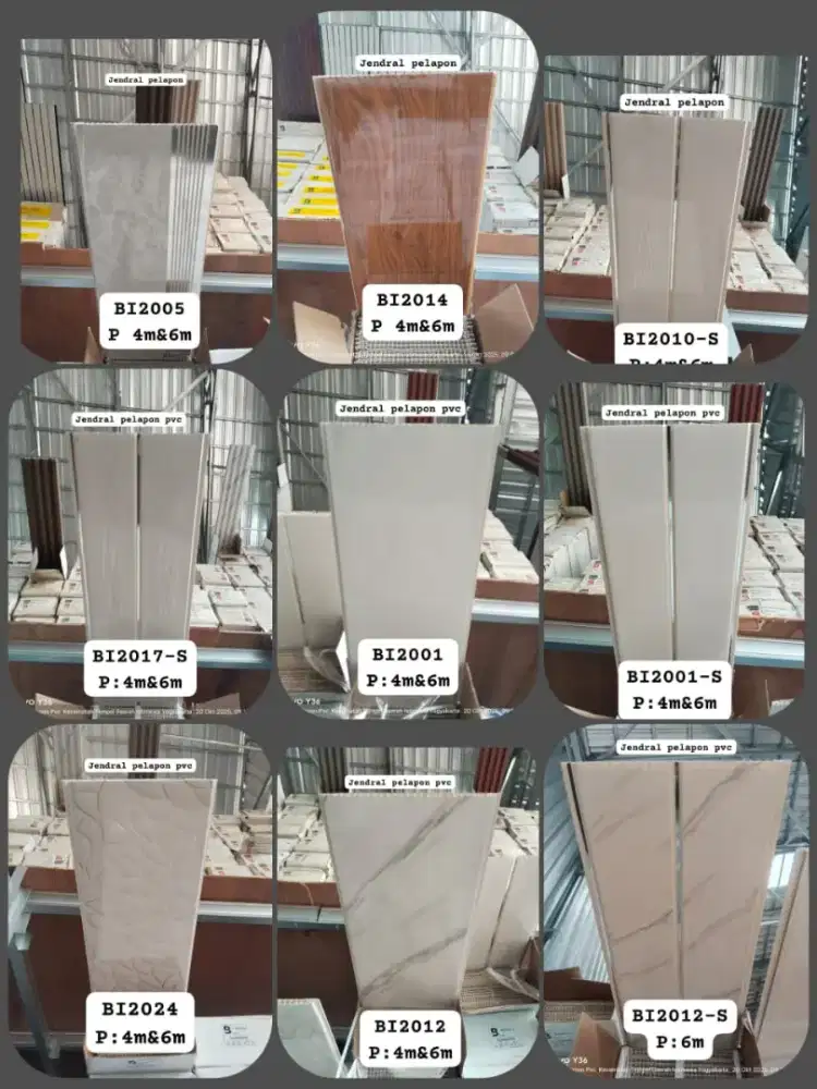 Jual material plapon pvc dan interior dinding wpc wallpanel