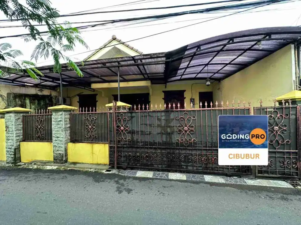 Jual cepat rumah cantik siap huni 1,4 M nego lokasi setrategis. Jln: Cipayung Jakarta Timur.
