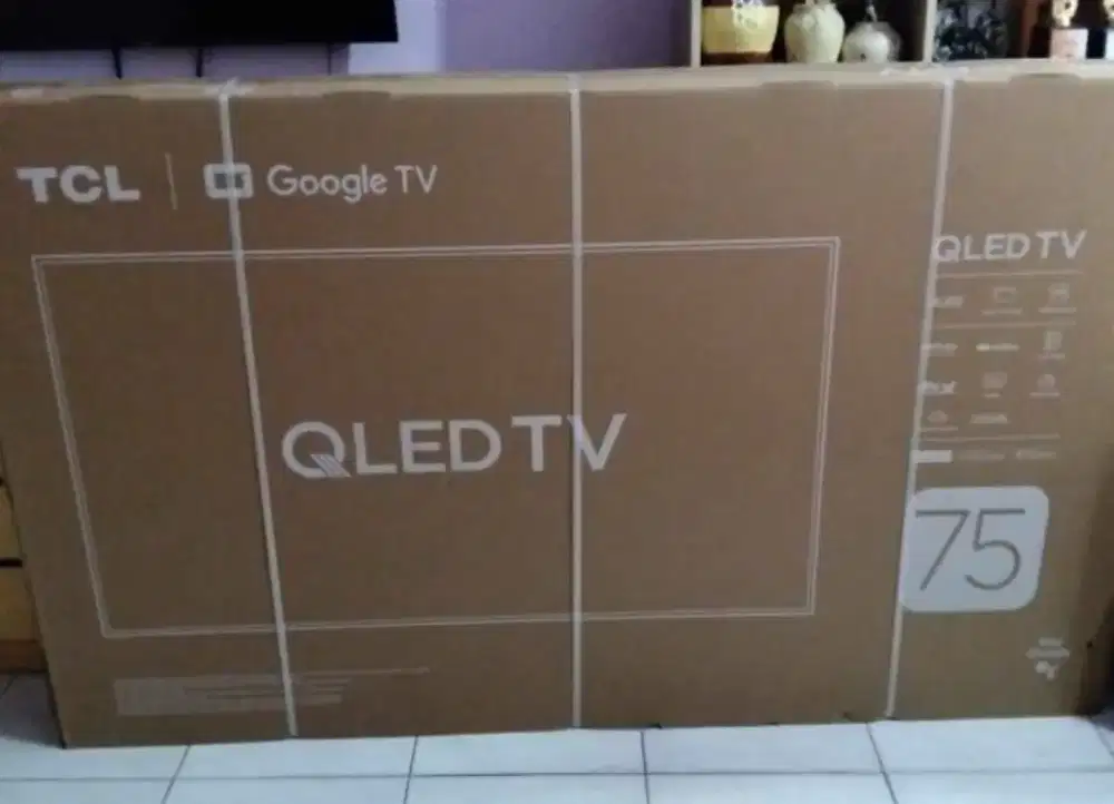 Jual rugi TCL 75 INCH SEGEL BNIB