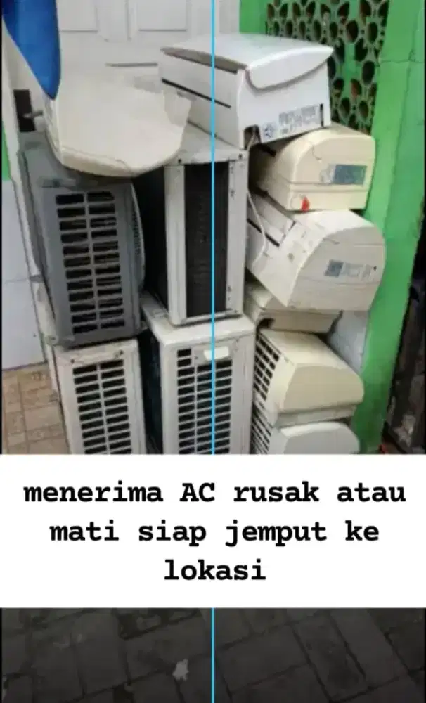 Tampung AC bekas