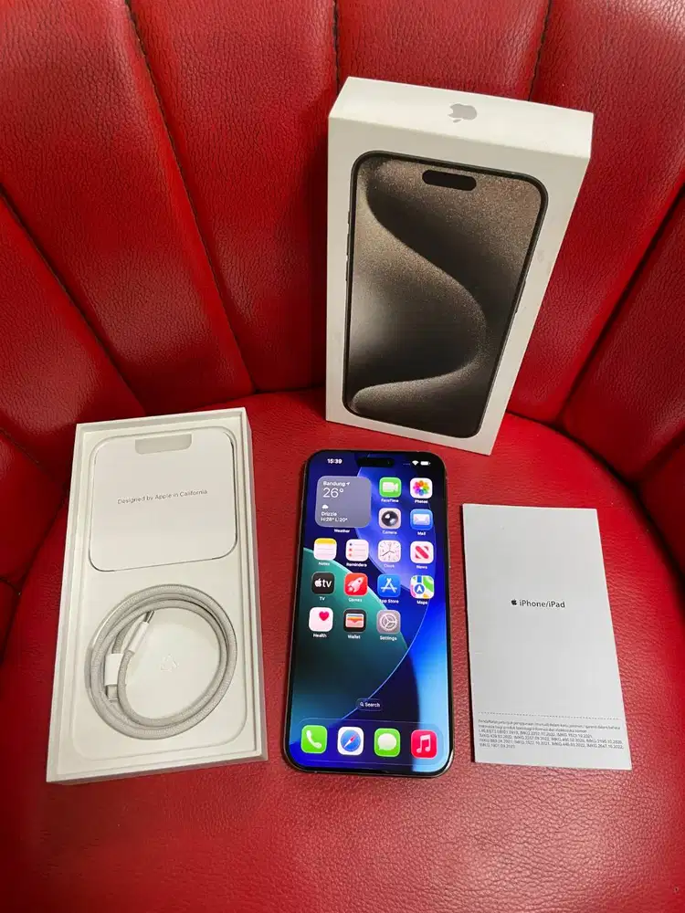 iPhone 15 Pro Max 256gb iBox Natural Titanium Fullset Original