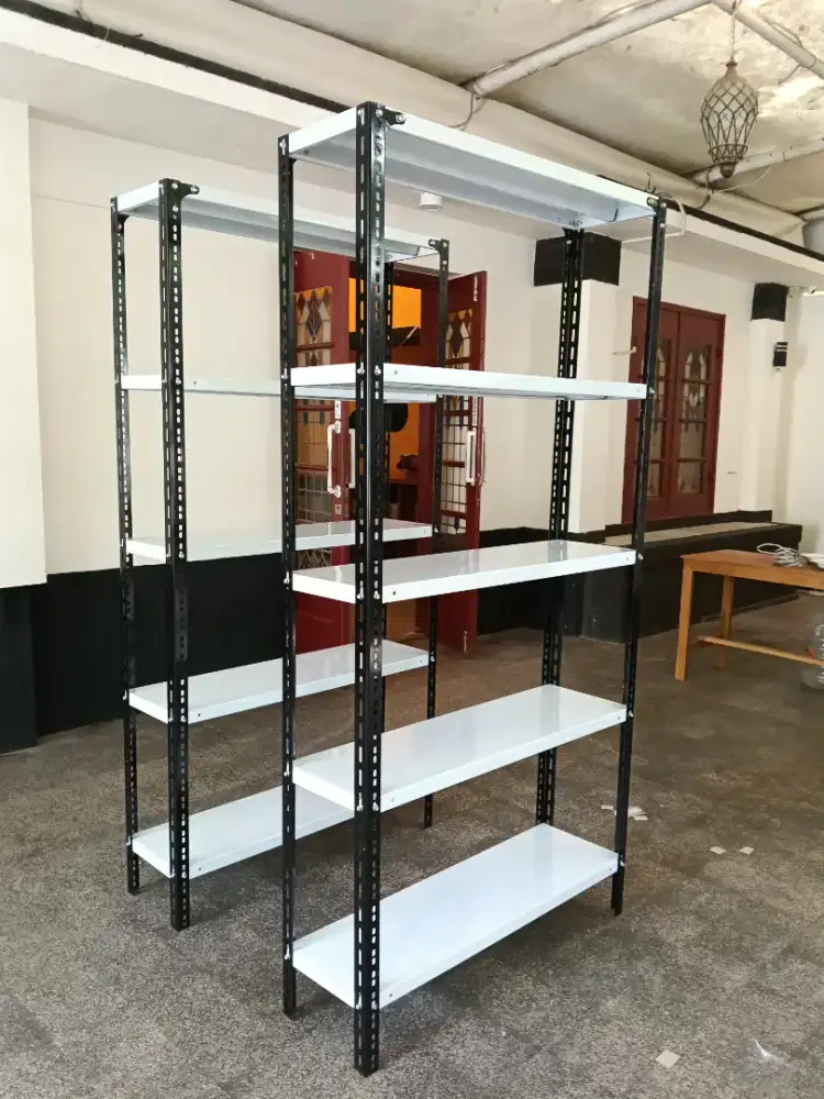 Rak besi susun 5 full besi multifungsi