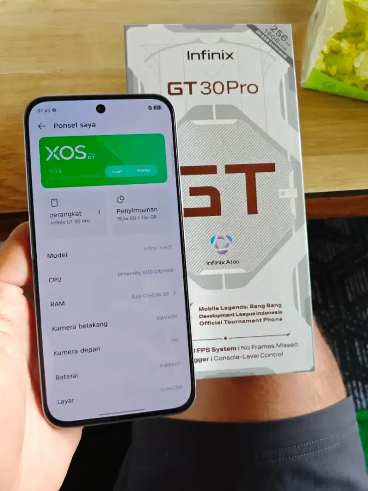 Infinix GT 30 Pro 8+8/256 5G like new bekas rasa baru bs tker tmabh