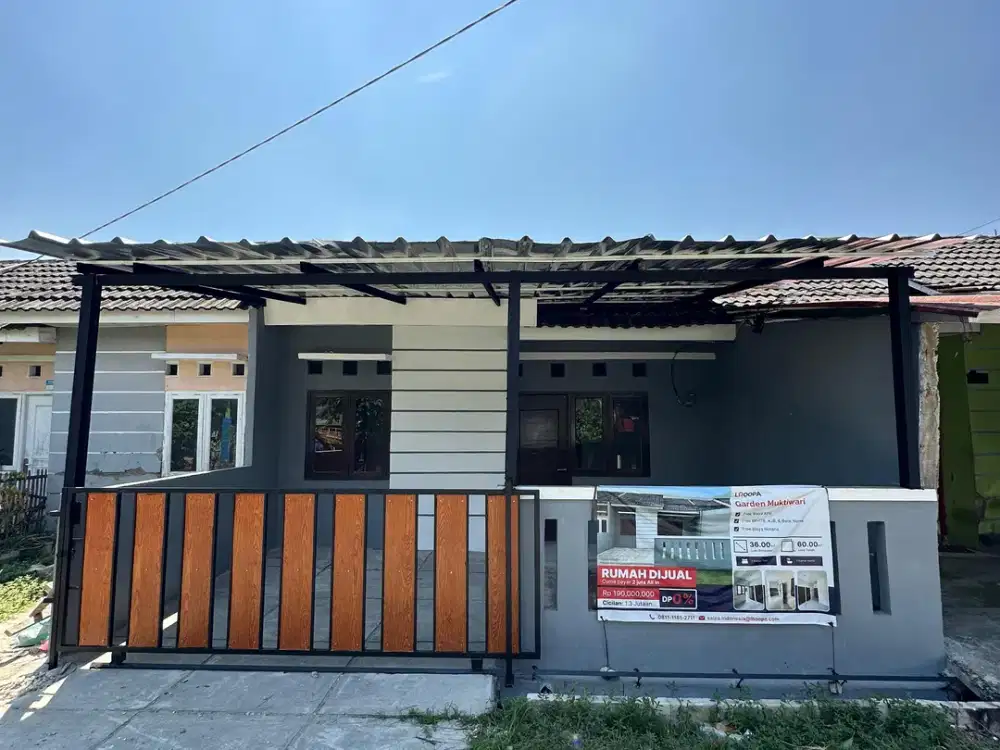 Rumah 2 kamar Murah Siap Huni Full Renovasi