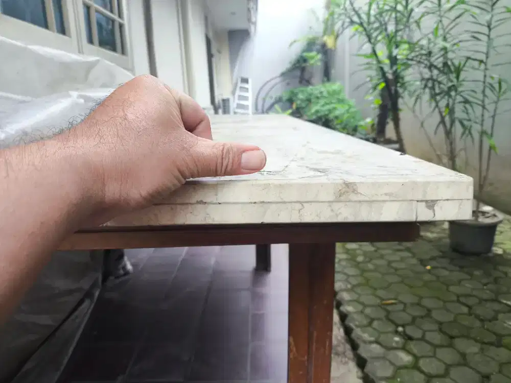 BELINYA 20Juta, JUAL 12,5% NEGO : Jual Table Top MARMER Solid Uk Besar