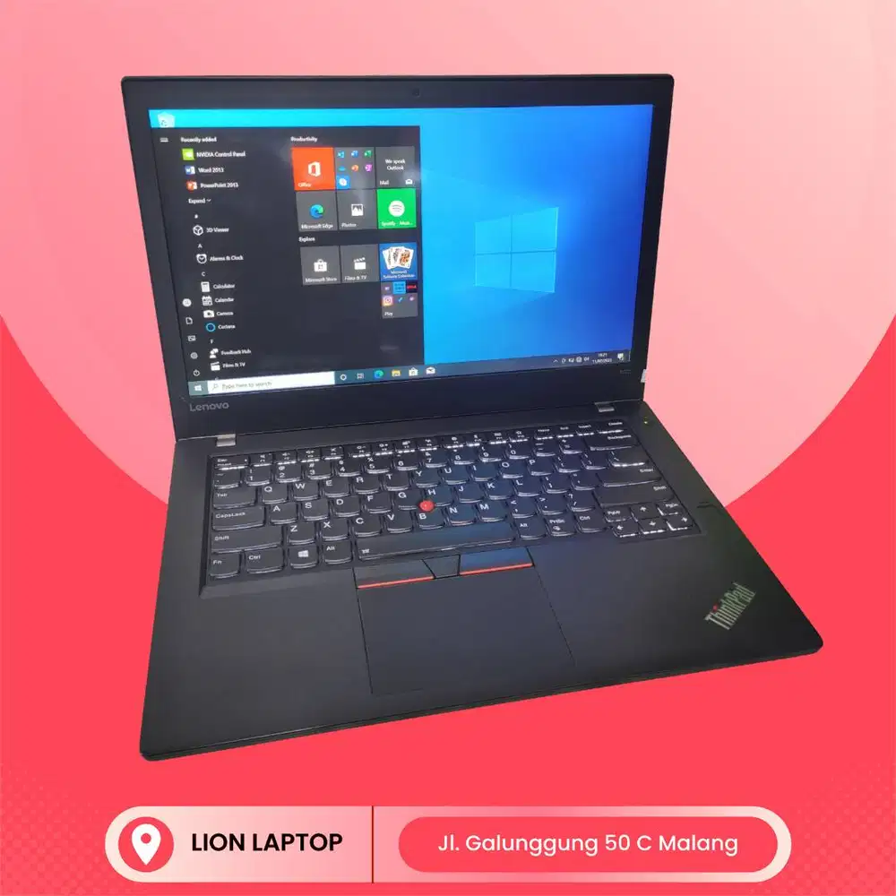 RAM 8GB SSD 256GB i5 Lenovo Thinkpad T470 [31|10]