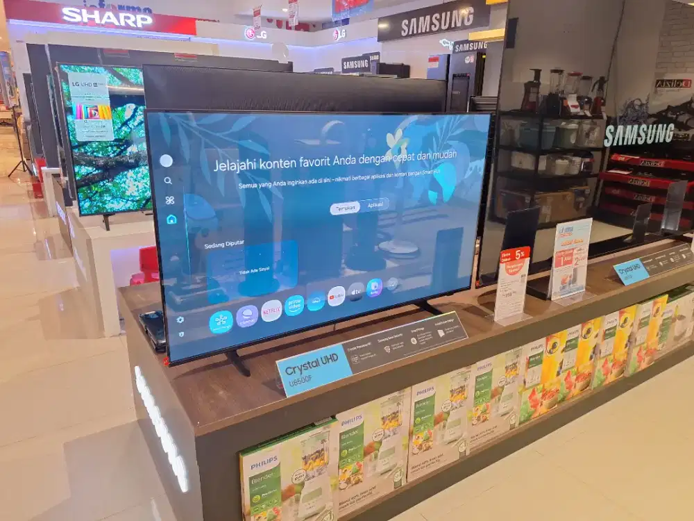 Samsung led smart tv cristal uhd