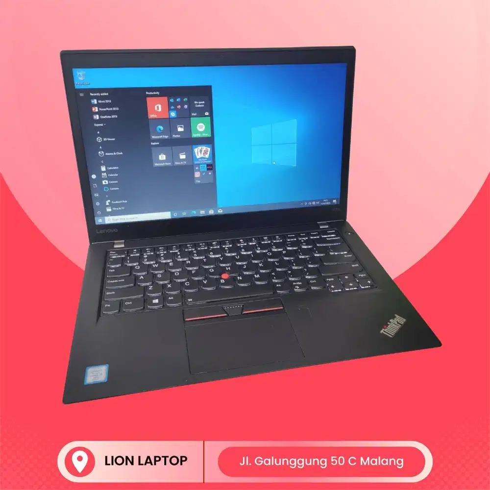 RAM 8GB SSD 256GB Core i7 SLIM Lenovo Thinkpad T470s [31|10]