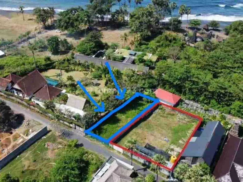 jual tanah kosong Unblok view ocean, jalan kaki ke pantai Saba