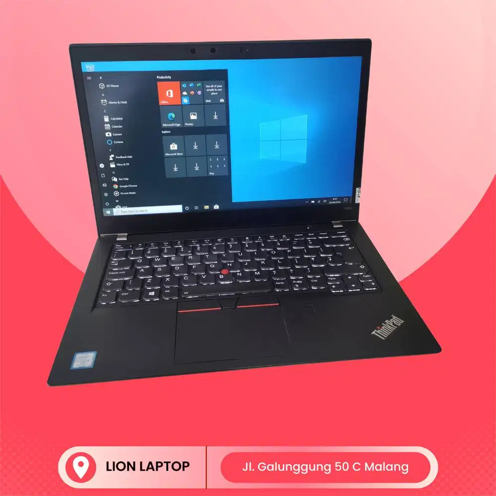 RAM 8GB Core i5 gen 8 Touchscreen Lenovo Thinkpad T480s SLIM [31|10]