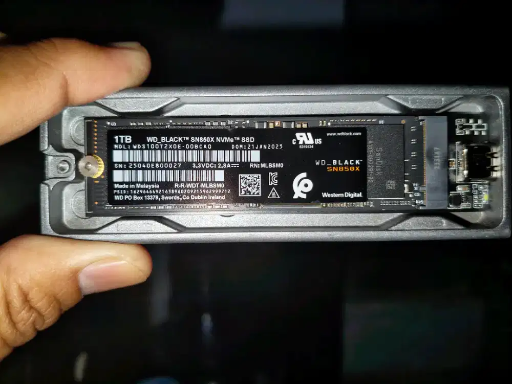 SSD M.2 NVME WD Black SN850X 1 TB